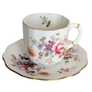Royal Crown Derby Demitasse Set Derby Posies